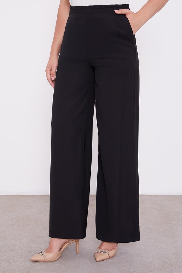 LevidorLevidor Siyah Taş İşlemeli Tunik Takım