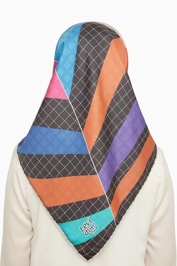 LevidorLevidor Siyah Trend Twill Eşarp