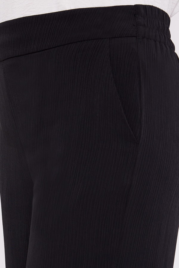 LevidorLevidor Siyah Yandan Bağlamalı Pliseli İkili Takım