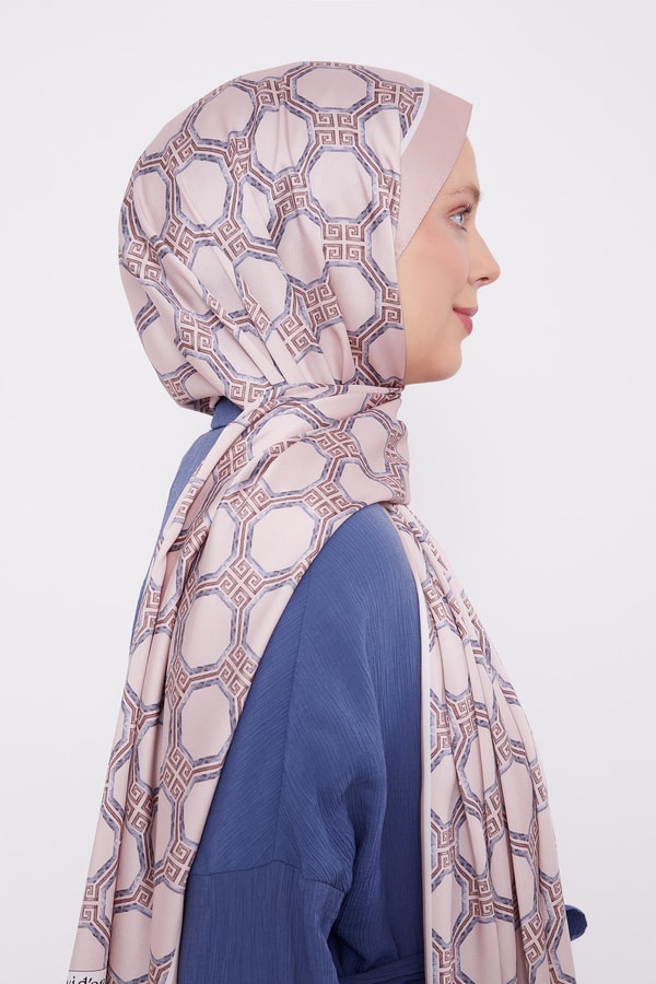 LevidorLevidor Somon Altıgen Desen Angel Şal