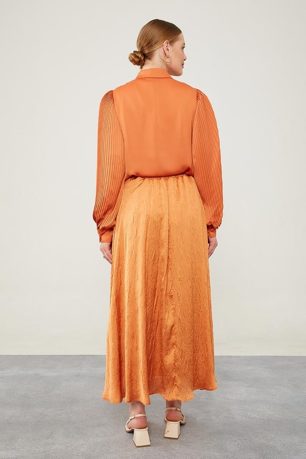 LevidorLevidor Somon Beli Lastikli Saten Etek