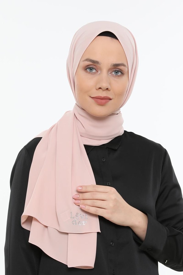 LevidorLevidor Somon Düz Medine İpeği Şal