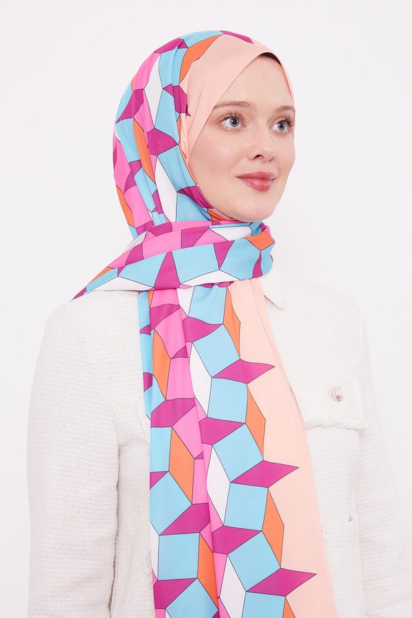 LevidorLevidor Somon Geometrik Desen Club Şal