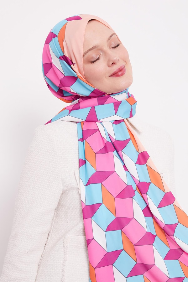 LevidorLevidor Somon Geometrik Desen Club Şal