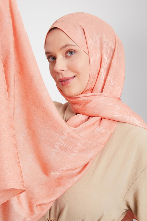 LevidorLevidor Somon Geometrik Desen Jakarlı Janjan Şal