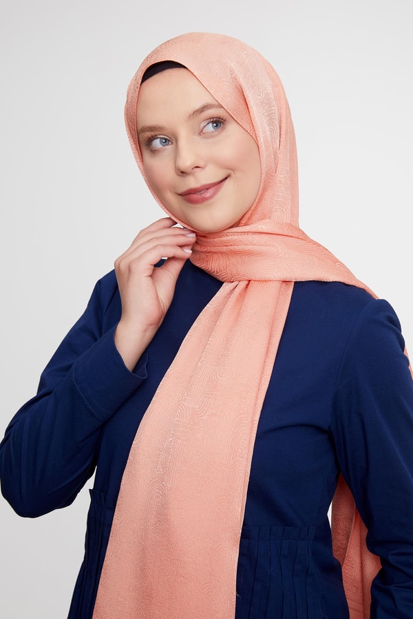 LevidorLevidor Somon Hologram Desen Jakarlı Janjan Şal