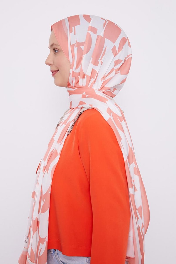 LevidorLevidor Somon Soyut Desen Club Şal