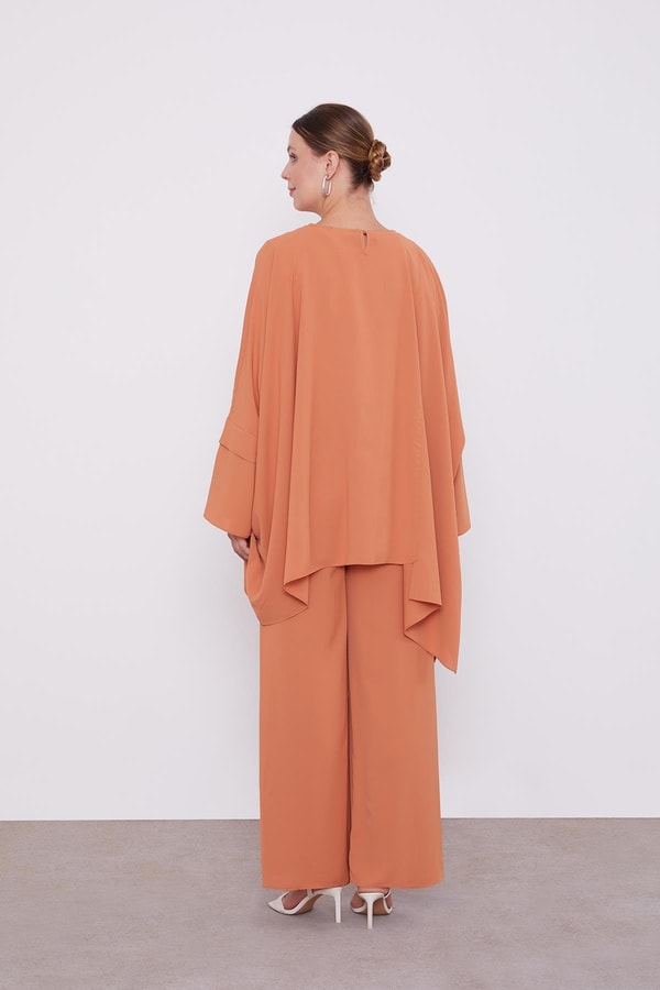 LevidorLevidor Somon Taş İşlemeli Tunik Takım