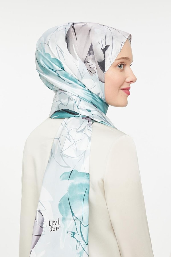 LevidorLevidor Su Yeşili Twill Şal