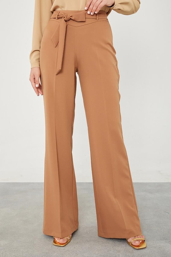 LevidorLevidor Taba Beli Kuşaklı Pantolon