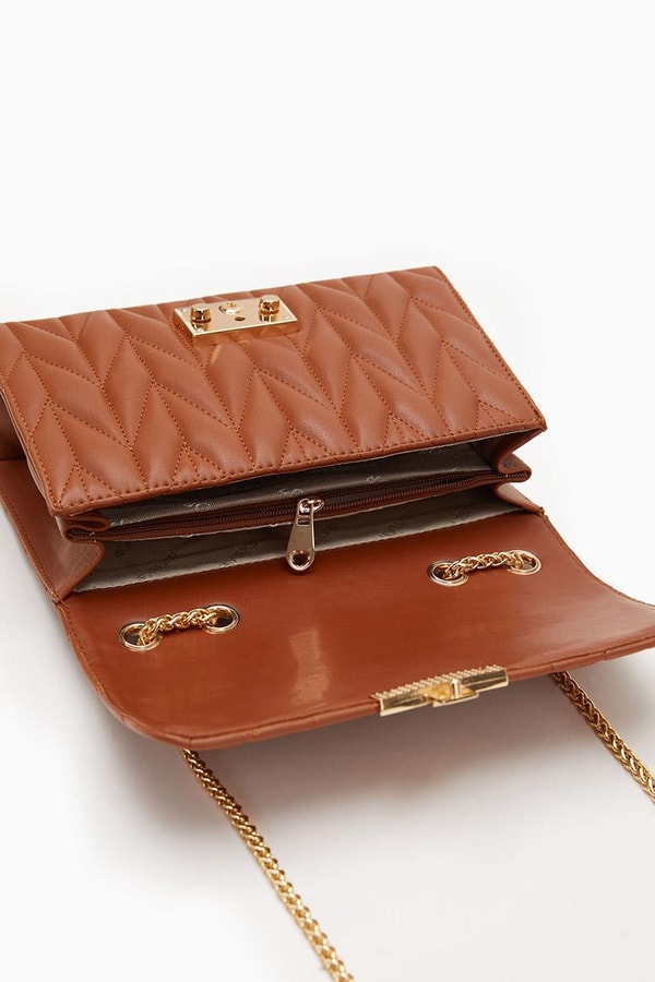 LevidorLevidor Taba Kapitone Omuz Çantası