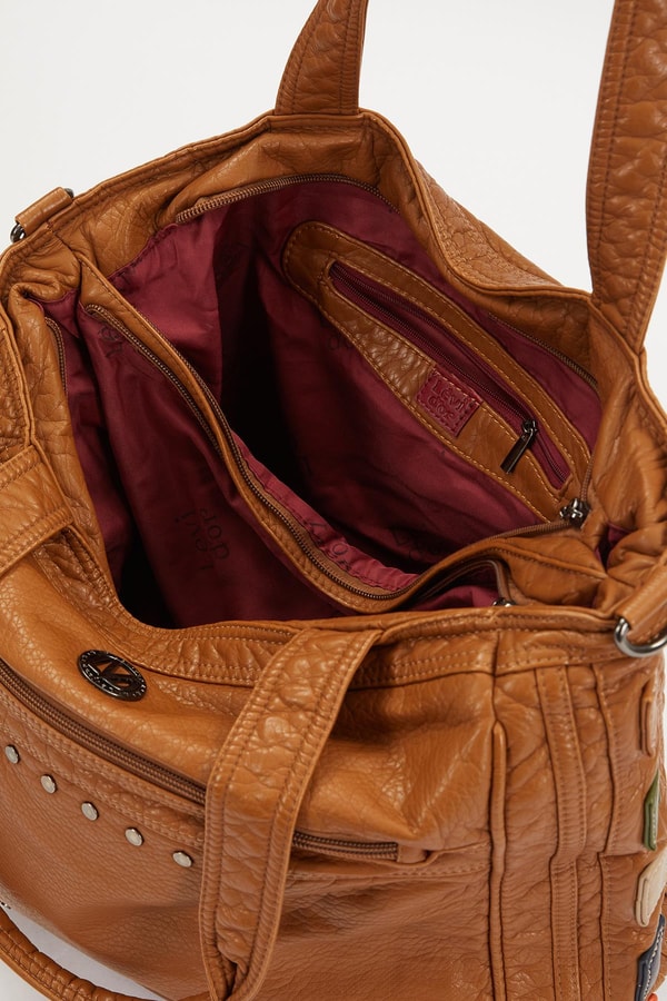 LevidorLevidor Taba Renk Detaylı Omuz Çantası