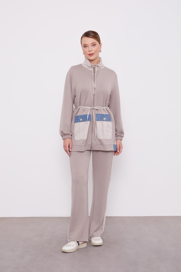 LevidorLevidor Taş Cebi İşleme Detaylı Ceket Takım