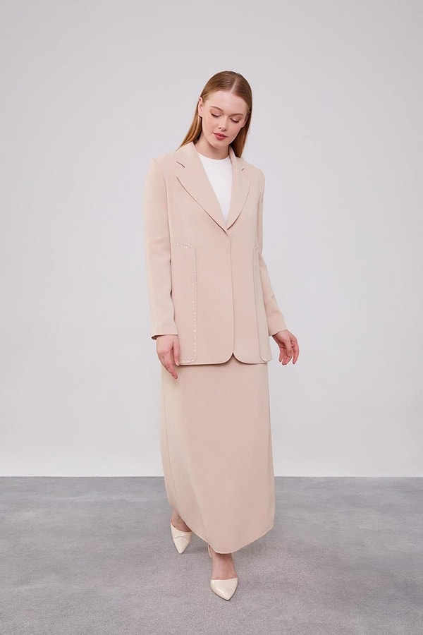 LevidorLevidor Taş Taş Detaylı Ceket Takım