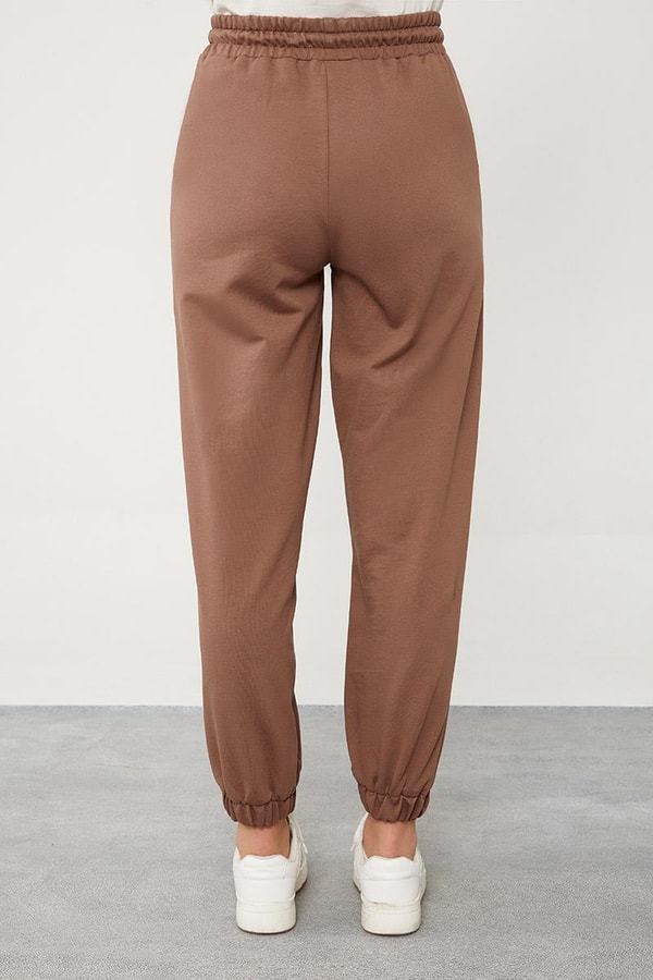 LevidorLevidor Toprak Beli Lastikli Pantolon
