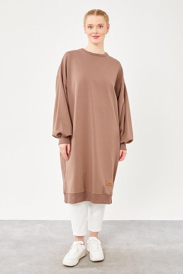 LevidorLevidor Toprak Oversize Uzun Sweat