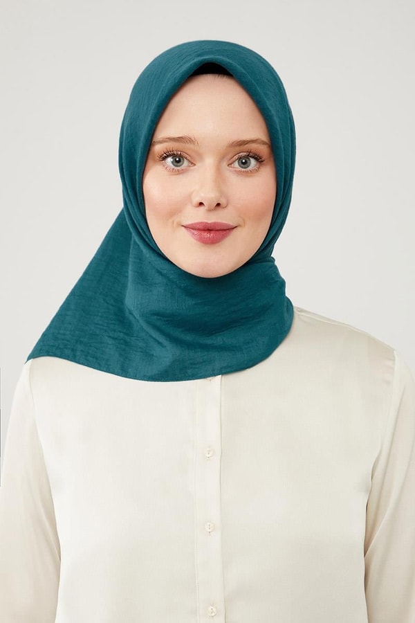 LevidorLevidor Turkuaz Düz Lüx Pamuk Cazz Eşarp