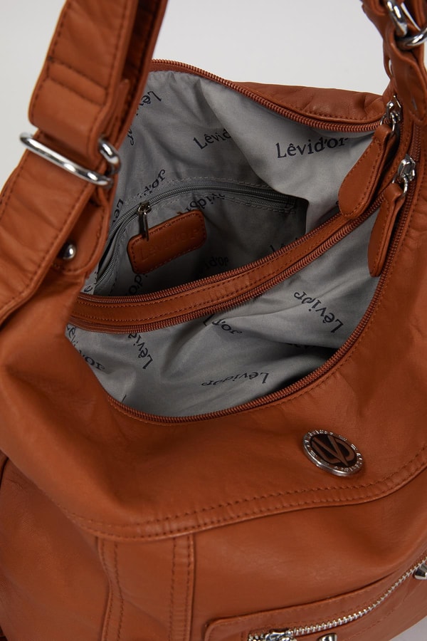 LevidorLevidor Turuncu Cepcik Gözlü Omuz Çantası