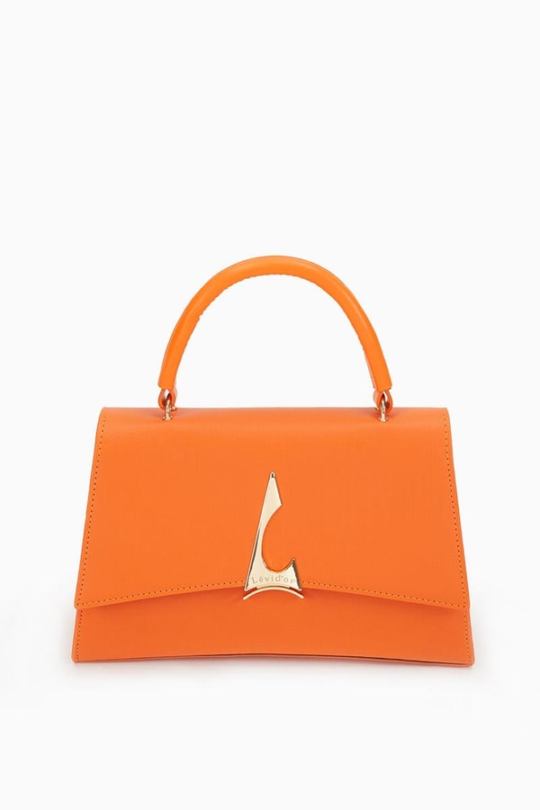 LevidorLevidor Turuncu Çıkarılabilir Askılı El Çantası