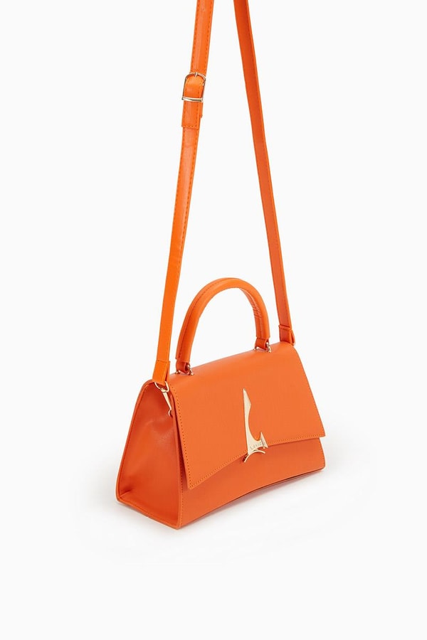 LevidorLevidor Turuncu Çıkarılabilir Askılı El Çantası