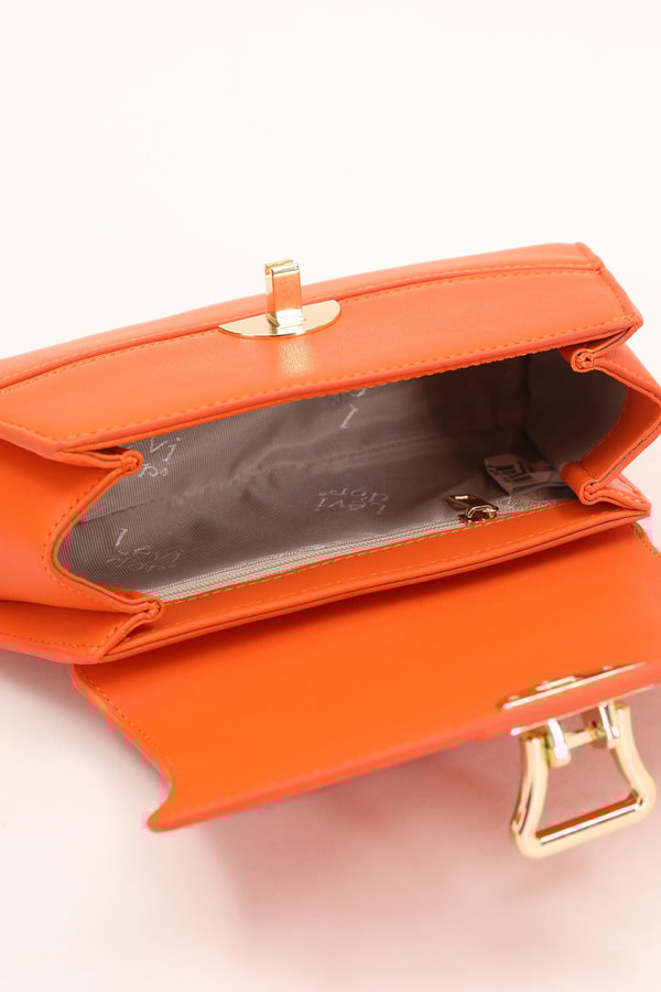 LevidorLevidor Turuncu Oval El Çantası