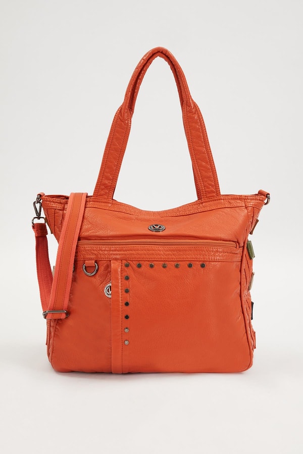 LevidorLevidor Turuncu Renk Detaylı Omuz Çantası