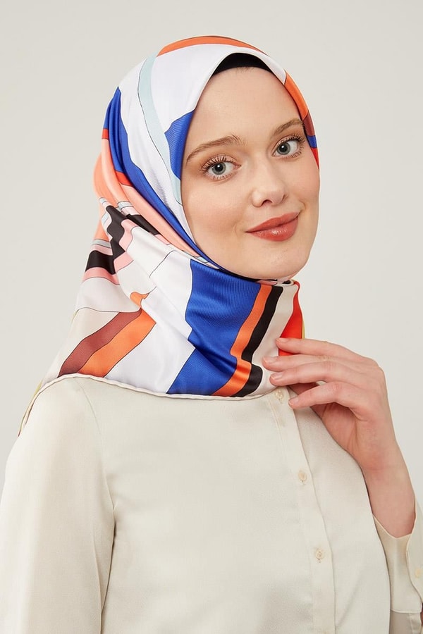 LevidorLevidor Vizon Kalın Çizgili Eşarp