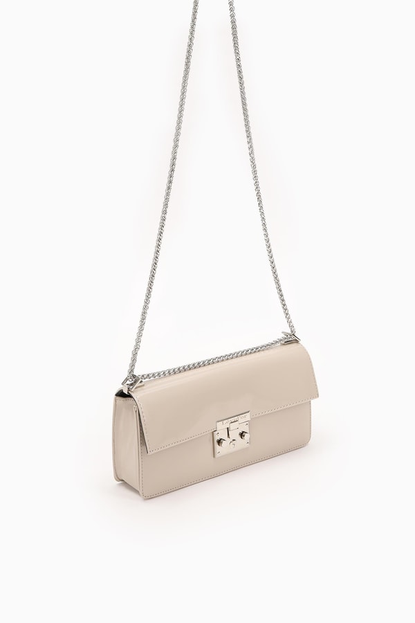 LevidorLevidor Vizon Rugan Dikdörgen Zincirli Omuz Çantası