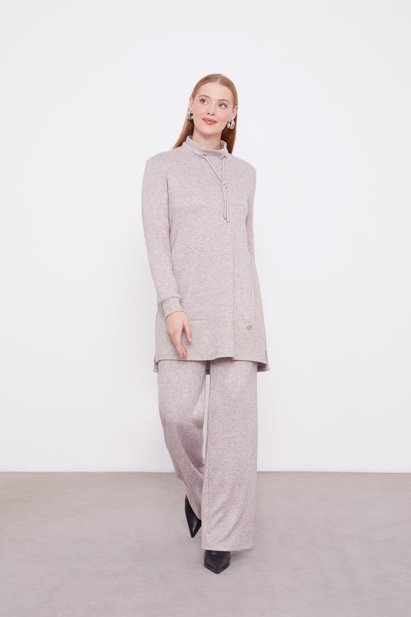 LevidorLevidor Vizon Simli Kaşmiş Kumaş İkili Takım