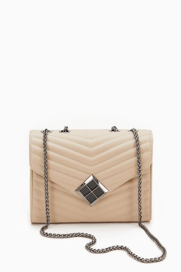 LevidorLevidor Vizon Zincir Askılı Çıt Kapamalı Omuz Çantası