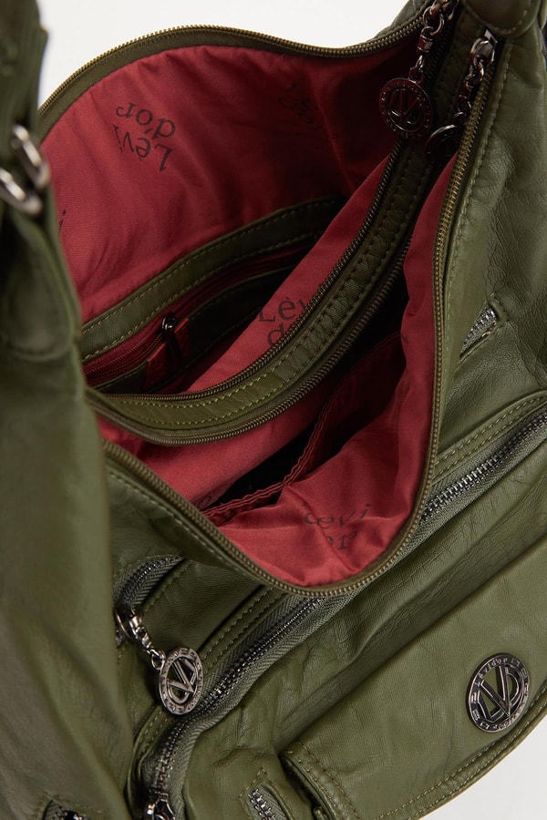 LevidorLevidor Yeşil Ayarlanabilir Askılı Omuz Çantası