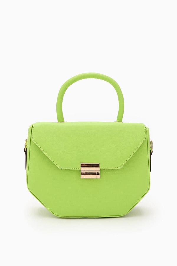 LevidorLevidor Yeşil Geometrik Model El Çantası