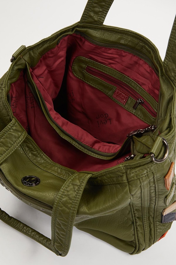 LevidorLevidor Yeşil Renk Detaylı Omuz Çantası