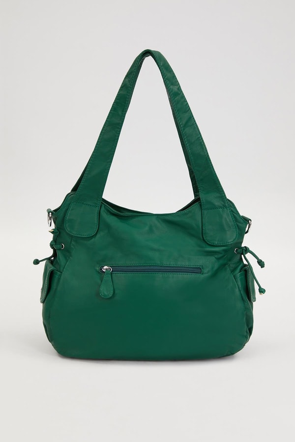 LevidorLevidor Yeşil Sırma Desen Omuz Çantası