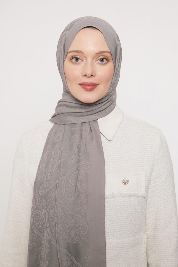 LevidorLeylak Hint Desen Grazia Şal