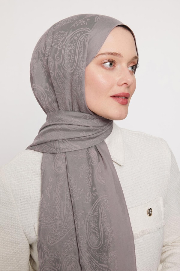 LevidorLeylak Hint Desen Grazia Şal