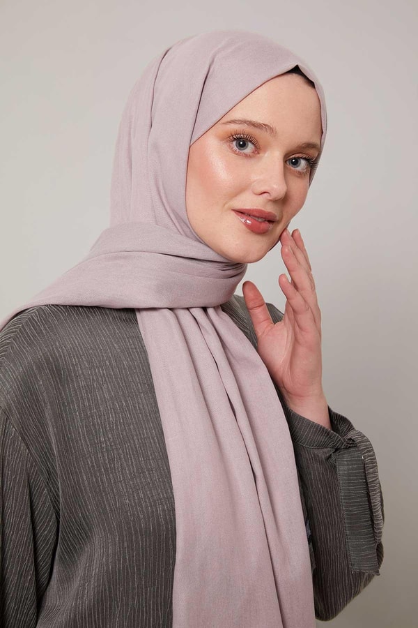LevidorLila Düz Tensel Şal
