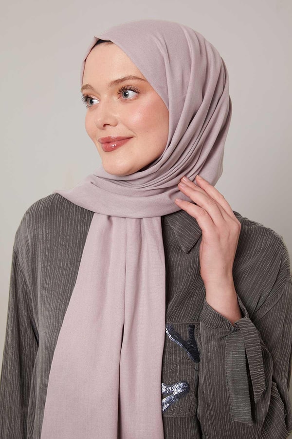LevidorLila Düz Tensel Şal