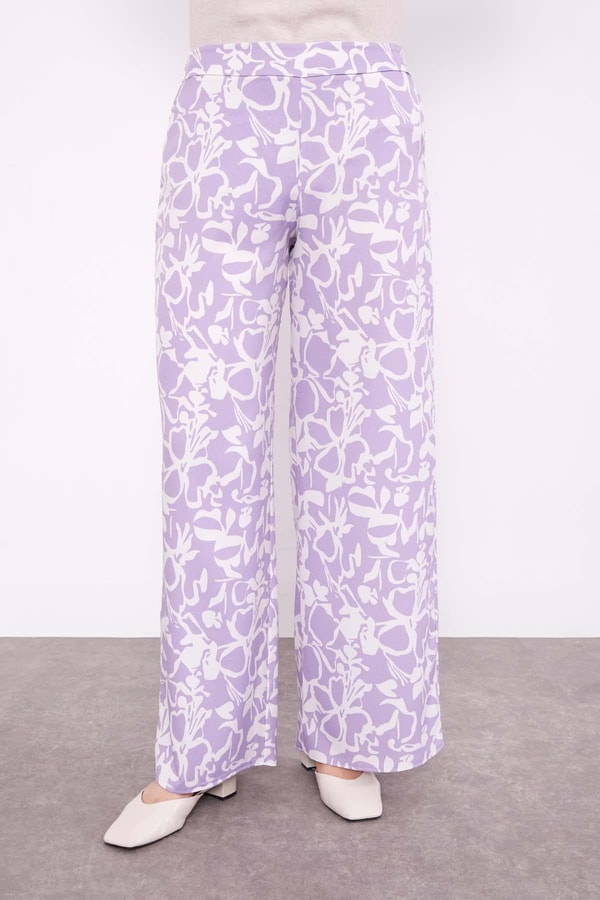 LevidorLila Kimono Pantolon Takım