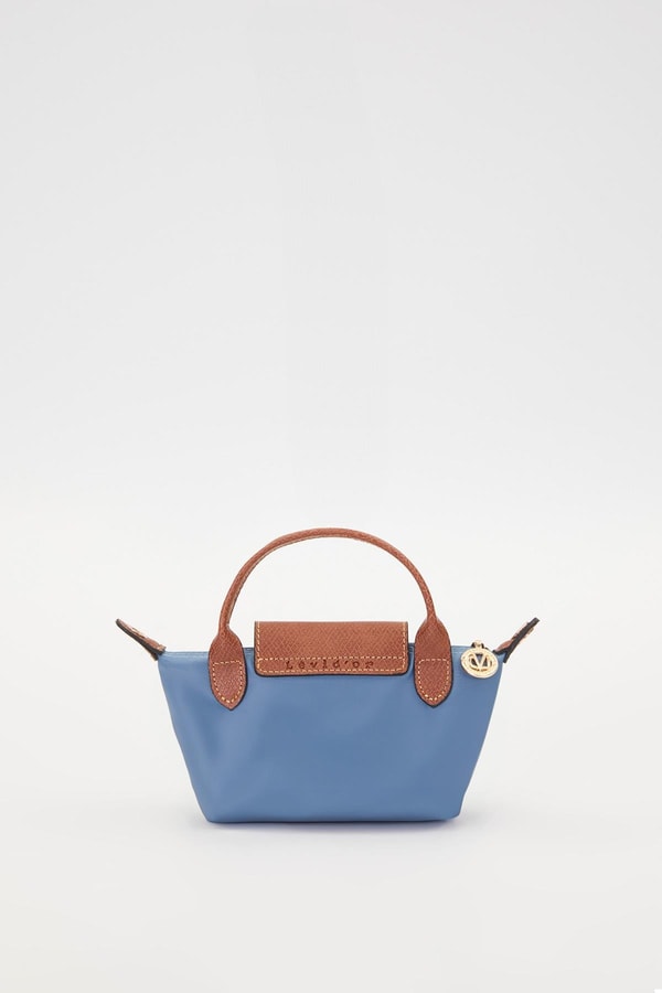 LevidorMavi Deri Kapak Detaylı El Çantası