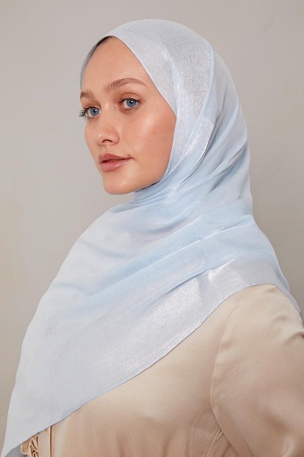 LevidorMavi Kristal Abiye Şal