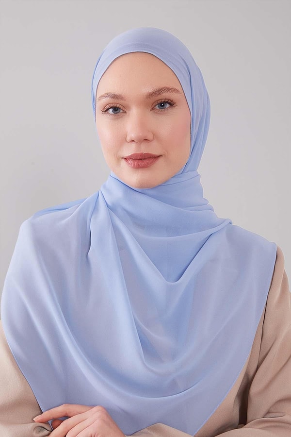 LevidorMavi Lux Şifon Şal