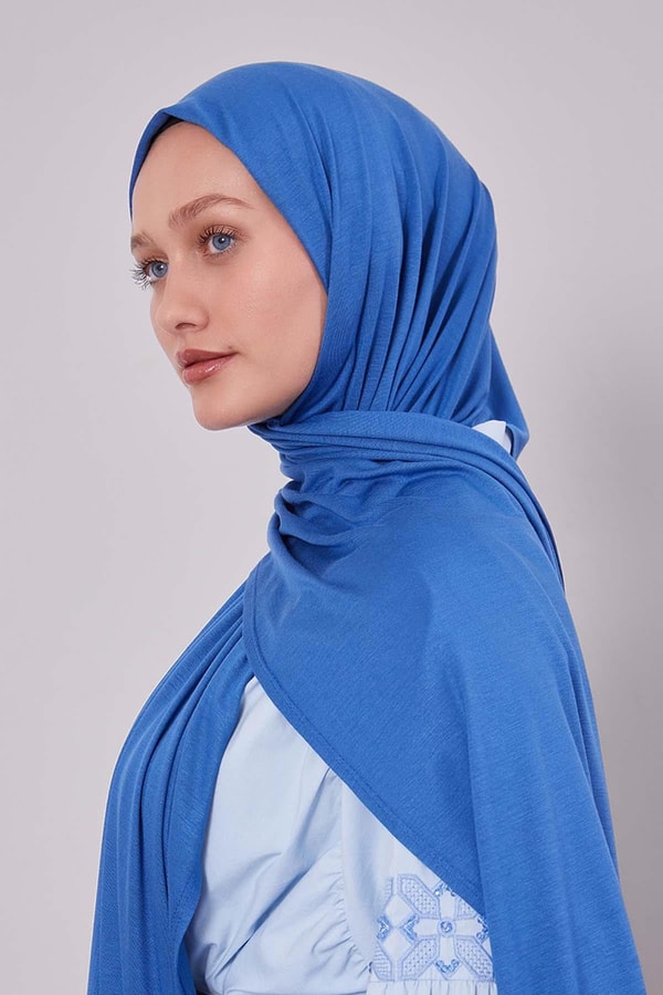 LevidorMavi Modal Penye Şal