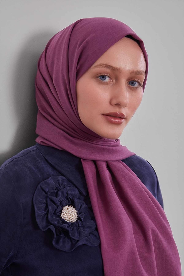 LevidorMenekşe Düz Tensel Şal