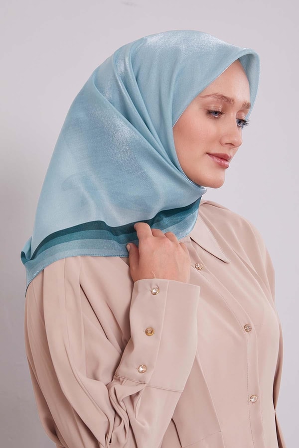 LevidorMint Yeşili Kehribar Eşarp