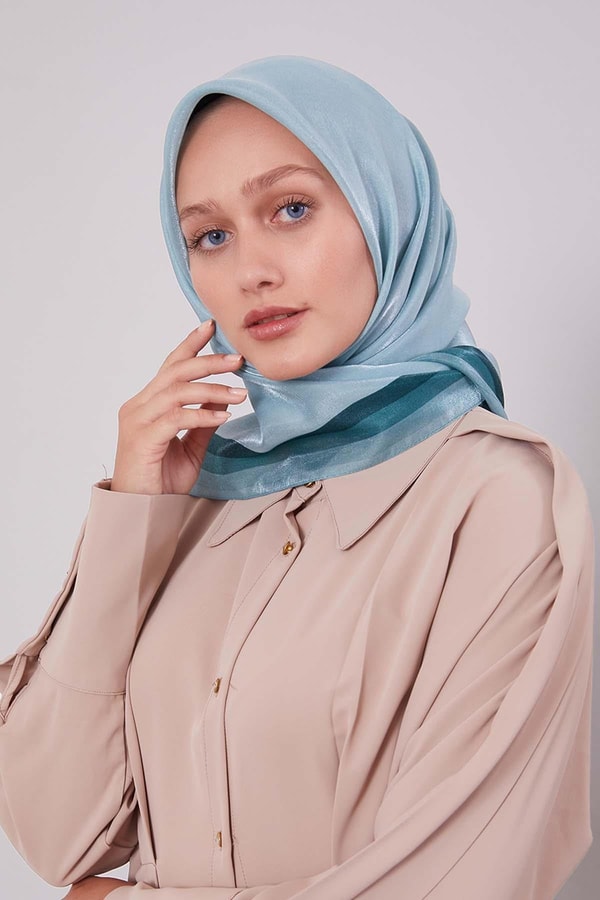 LevidorMint Yeşili Kehribar Eşarp