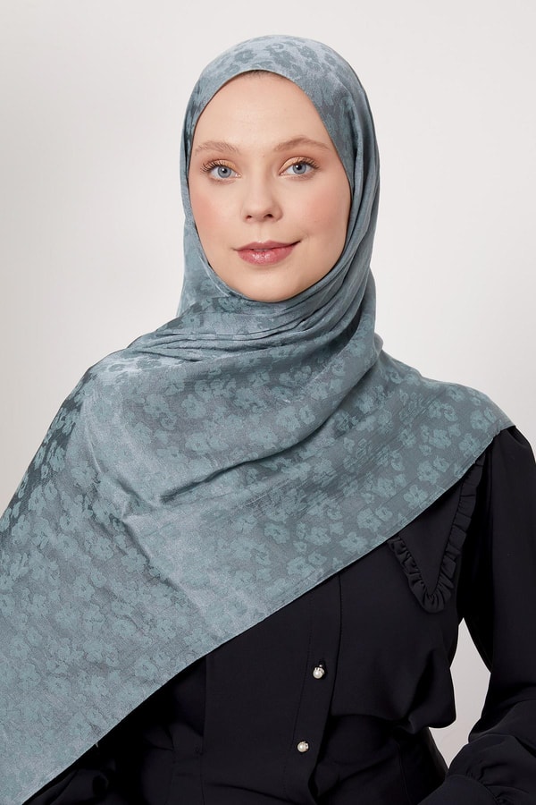 LevidorMint Yeşili Leopar Desen İtalyan Jakar Şakar