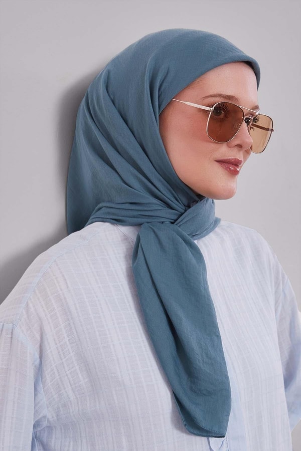 LevidorMint Yeşili Lux Pamuk Cazz Eşarp