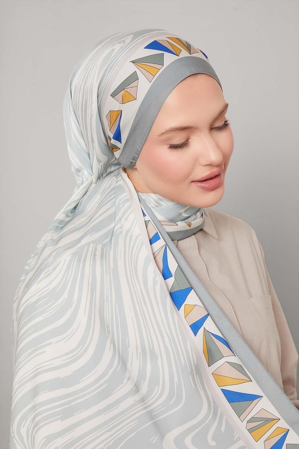 LevidorMint Yeşili Zebra Desen Club Şal