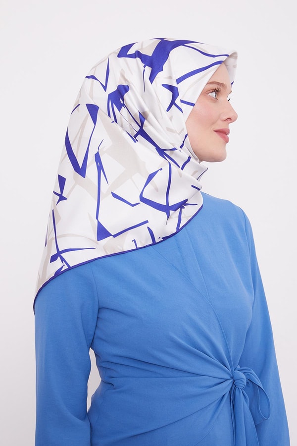 LevidorMor Crack Desen Trend Twill Eşarp